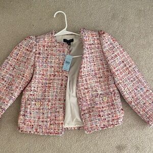 Ann Taylor Vibrant Tweed Jacket